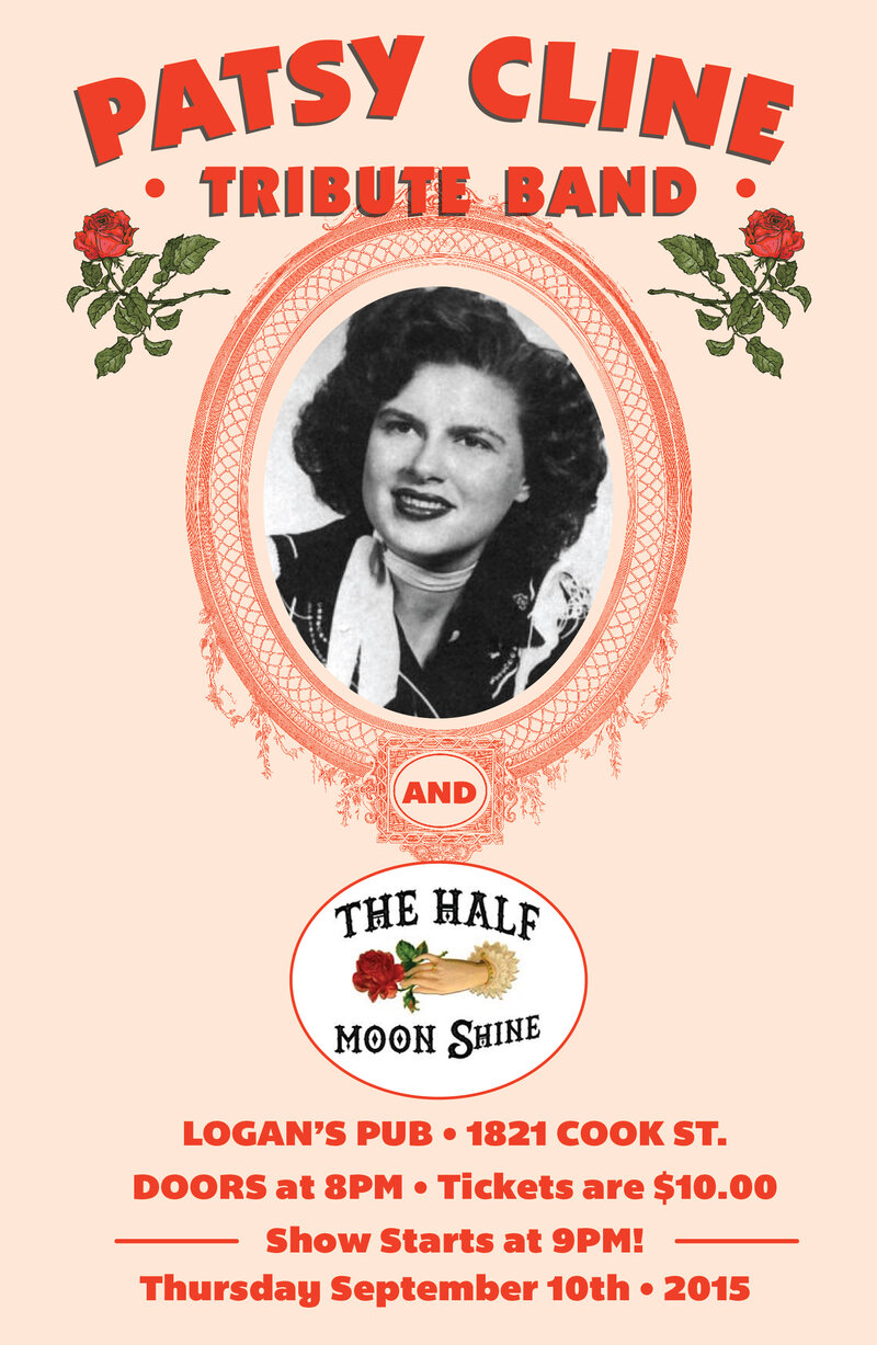 Patsy Cline Tribute Band , The Half Moon Shine @ Logan's Pub Sep 10 2015 - May 9th @ Logan's Pub