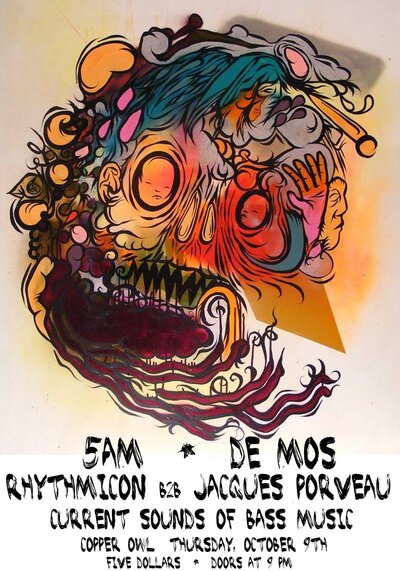 FUTURE DANCE PARTY: 5am, Demos, Dennis Marchand, Quinn D. @ Copper Owl Oct 9 2014 - Jun 5th @ Copper Owl
