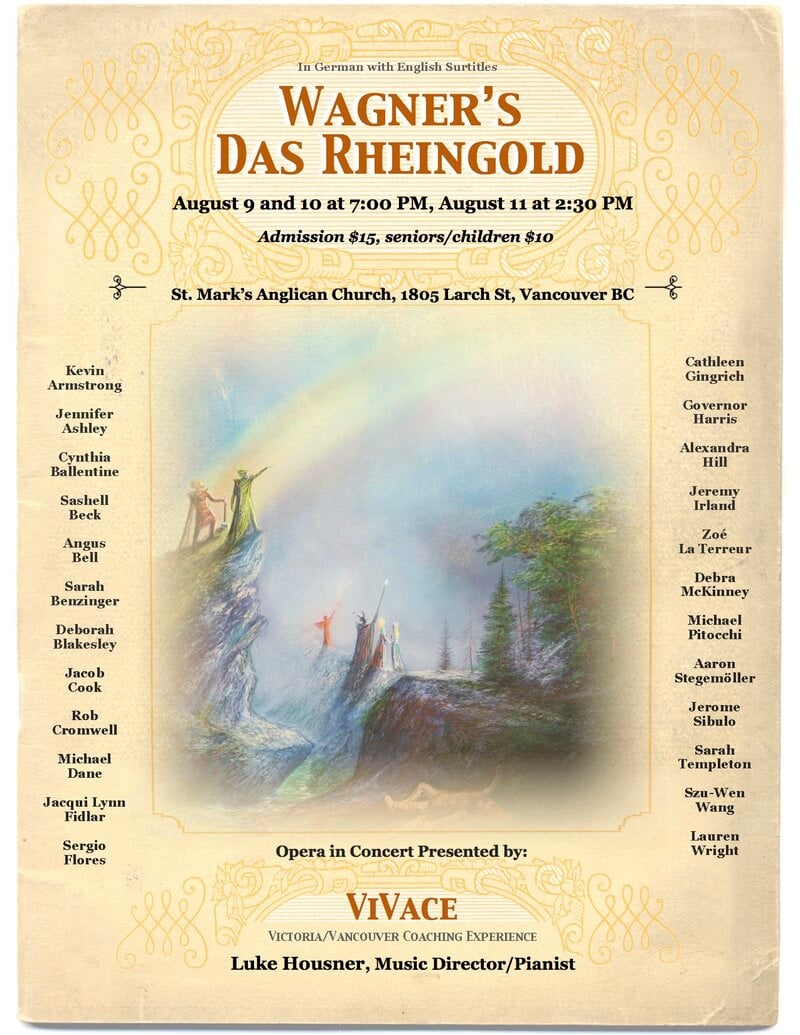 Wagner's Das Rheingold @ St. Mark's Anglican Church - Aug 09, 2013