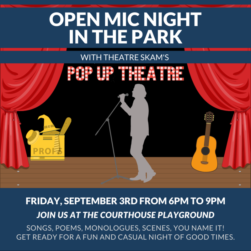 Call for Open Mic @ Courthouse Playground Sep 3 2021 - Jul 5th @ Courthouse Playground