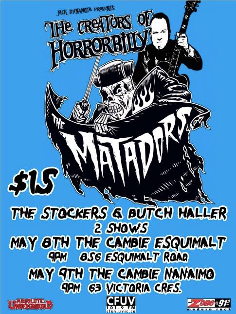 The Matadors, The Stockers, Butch Haller @ The Cambie at the  Esquimalt Inn Dec 31 1969 - May 20th @ The Cambie at the  Esquimalt Inn