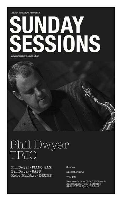 Sunday Series featuring: Phil Dwyer  @ Hermann's Jazz Club Dec 20 2015 - May 19th @ Hermann's Jazz Club