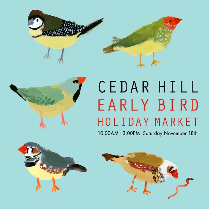 Cedar Hill Early Bird Holiday Market: Cedar Hill Art Centre Studio Artist @ The Arts Centre at Cedar Hill  Nov 18 2017 - May 10th @ The Arts Centre at Cedar Hill 