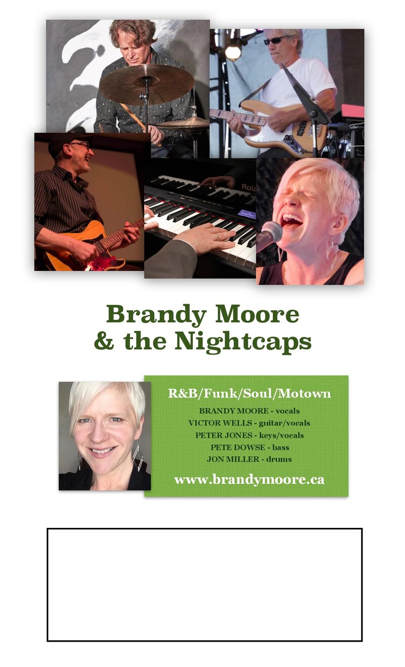Brandy Moore & the Nightcaps at Willows Beach @ Willows Beach Park Aug 9 2018 - May 6th @ Willows Beach Park