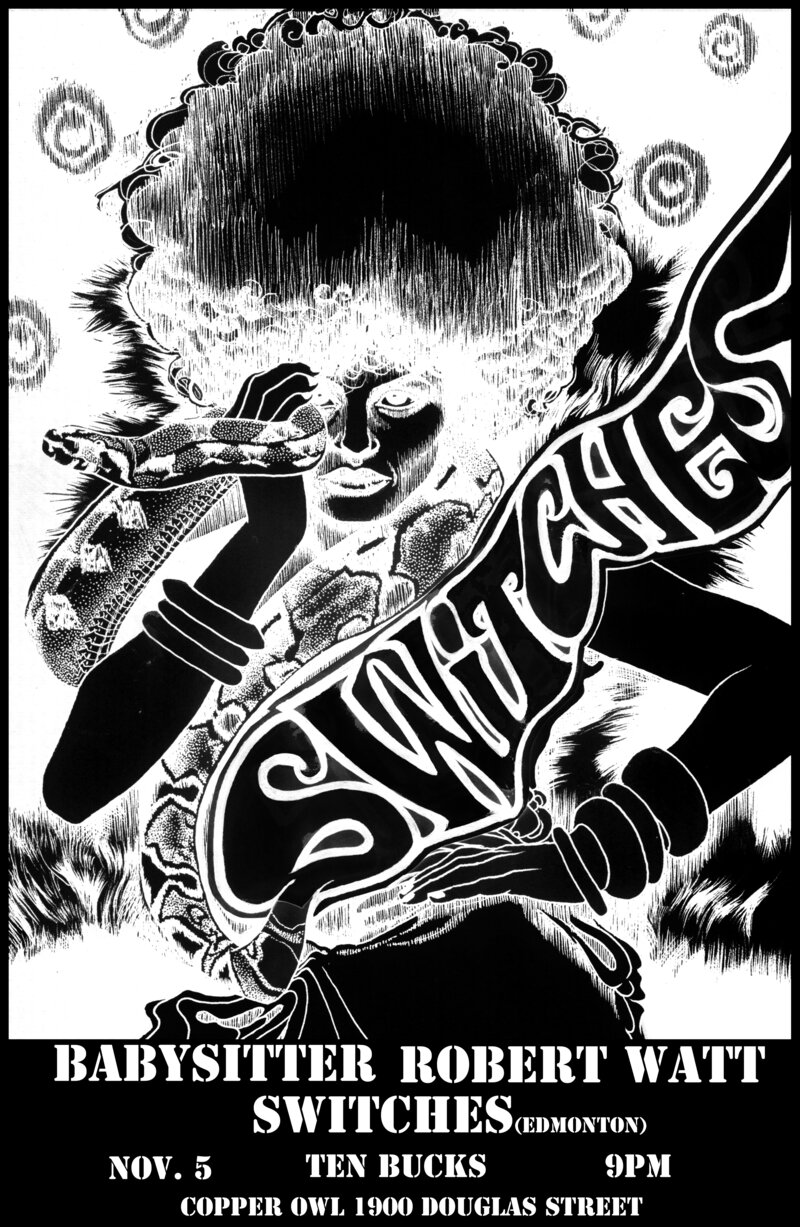 SWITCHES, Babysitter, Robert Watt @ Copper Owl Nov 5 2013 - May 7th @ Copper Owl