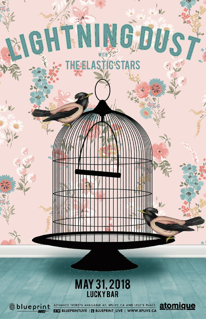 Lightning Dust, Colin Cowan & The Elastic Stars @ Lucky Bar May 31 2018 - May 8th @ Lucky Bar