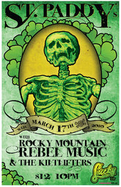 St Paddy's Day Ska Party: Rocky Mountain Rebel Music, Kiltlifters @ Lucky Bar Mar 17 2010 - May 23rd @ Lucky Bar