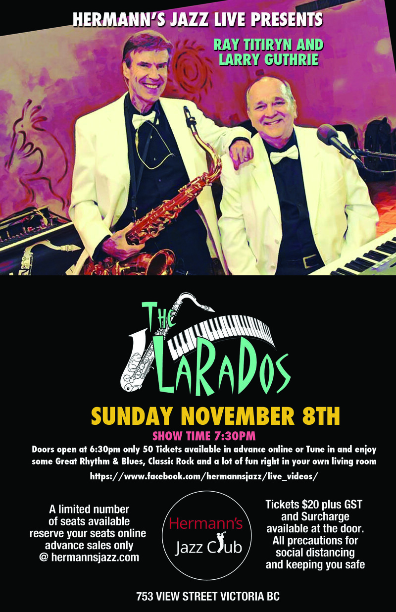 The Larados @ Hermann's Jazz Club Nov 8 2020 - Jun 7th @ Hermann's Jazz Club