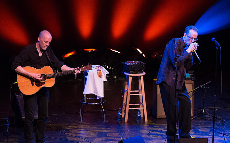Listening Lounge: Carlos Del Junco & The Blues Mongrels (ft), Carlos Del Junco (Harmonica), Eric St. Laurant  (Guitar), Henry Heillig (Bass) @ The ACT Mar 8 2019 - May 14th @ The ACT