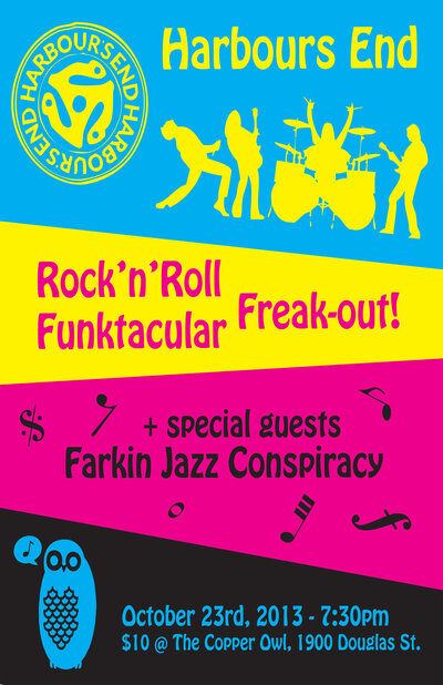 Harbour's End, Farkin Jazz Conspiracy @ Copper Owl Oct 23 2013 - May 21st @ Copper Owl
