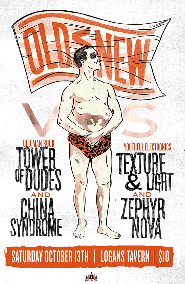Old vs New: China Syndrome, The Tower of Dudes, Texture & Light, Zephyr Nova @ Logan's Pub Oct 13 2018 - May 6th @ Logan's Pub