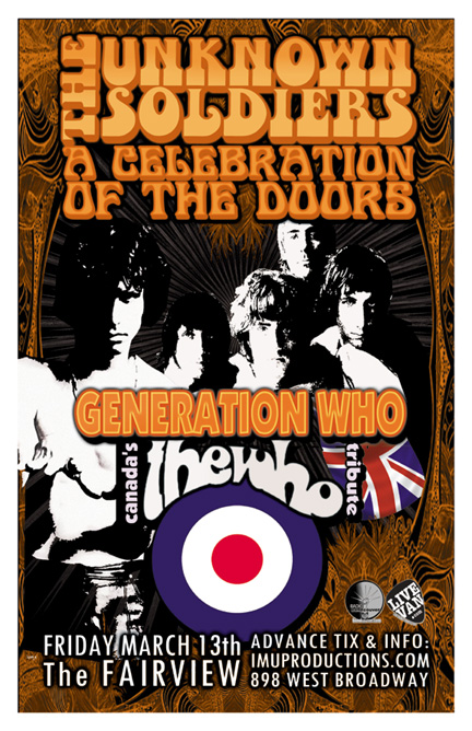 The Unknown Soldiers, Generation Who @ Fairview Pub - Mar 13, 2015