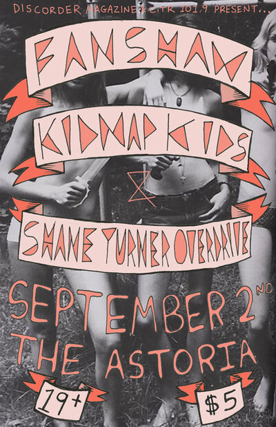 Fanshaw, the kidnap kids, Shane Turner Overdrive @ The Astoria  Sep 2 2009 - May 8th @ The Astoria 