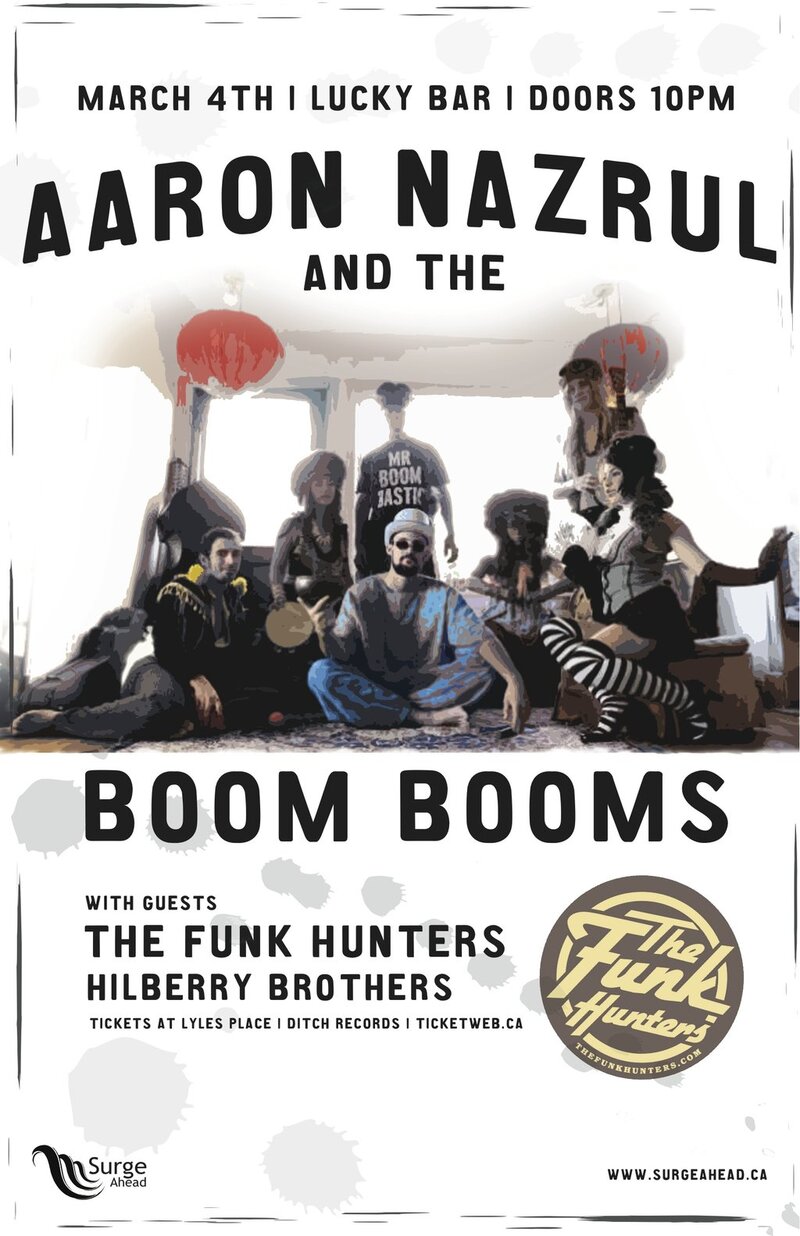 The Boom Booms @ Lucky Bar Mar 4 2011 - Apr 30th @ Lucky Bar