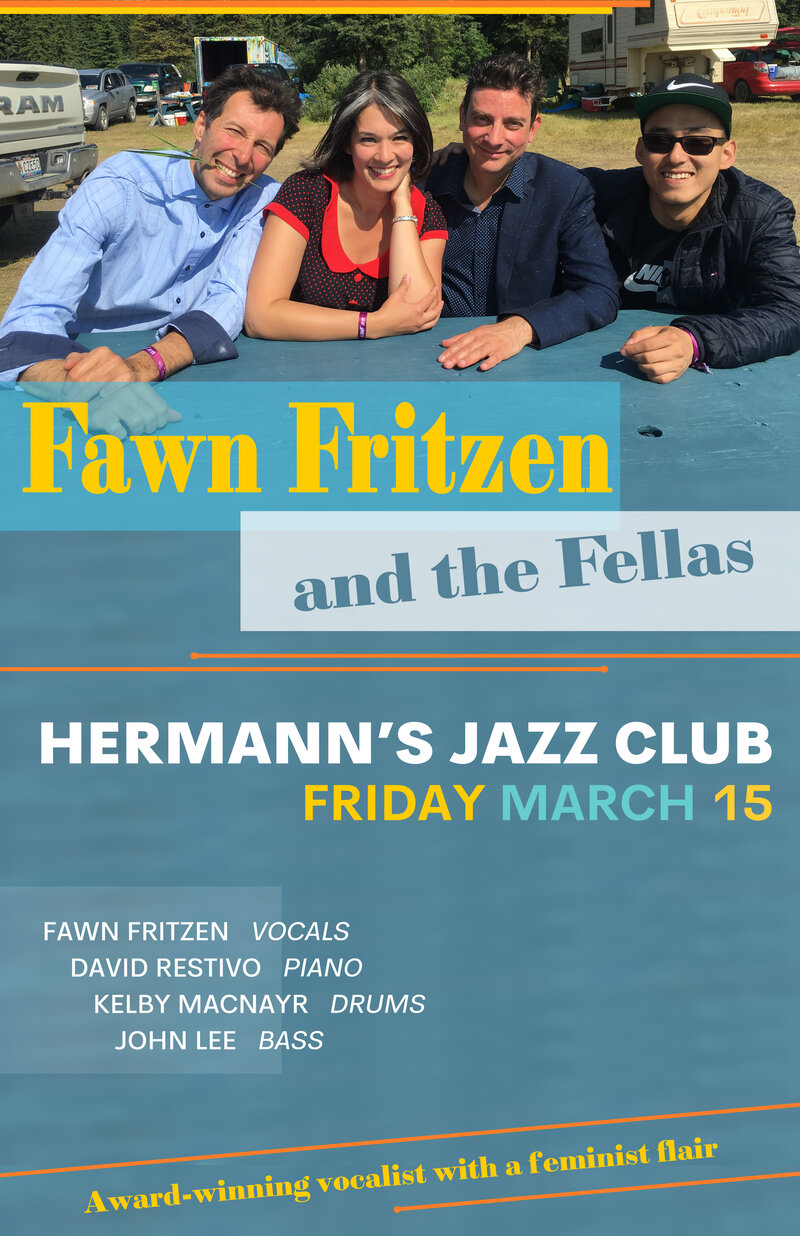 Fawn Fritzen Quartet w. David Restivo @ Hermann's Jazz Club Mar 15 2019 - Jun 6th @ Hermann's Jazz Club