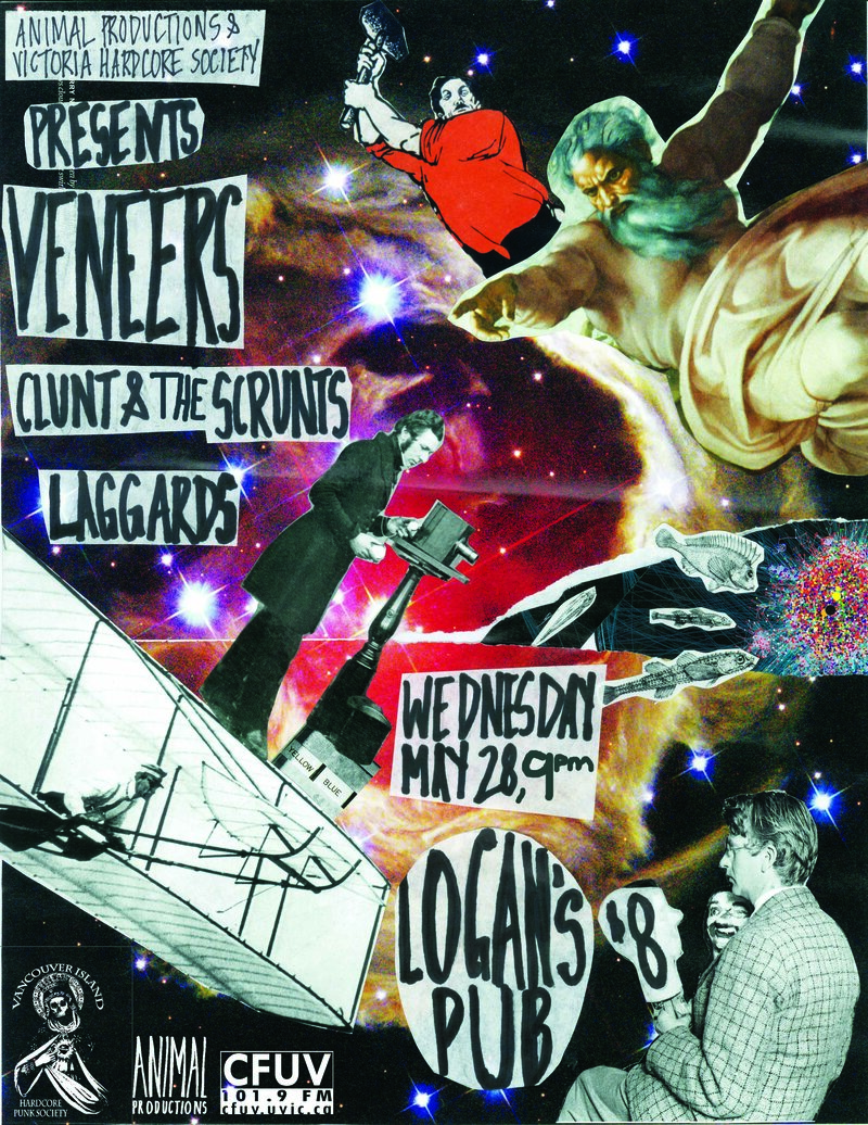 Veneers, Clunt & the Scrunts, Laggards @ Logan's Pub May 28 2014 - May 7th @ Logan's Pub