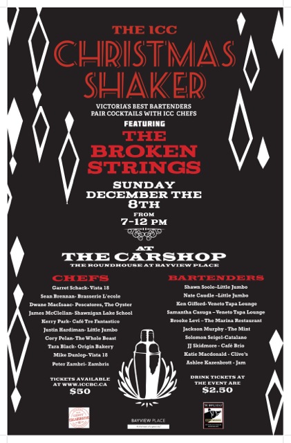 The ICC Christmas Shaker: The Broken Strings @ The Car Shop at The Roundhouse, Bayview Place. Dec 8 2013 - Jun 8th @ The Car Shop at The Roundhouse, Bayview Place.