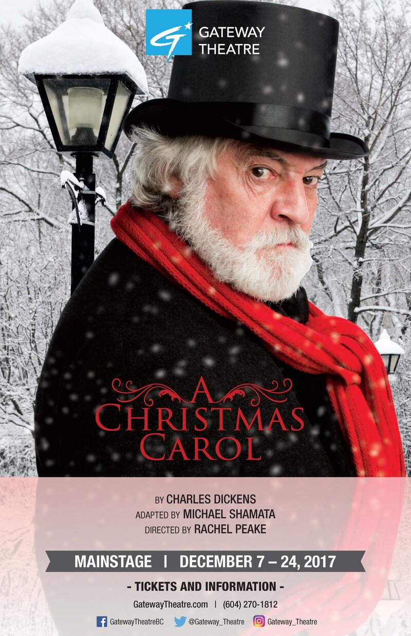 Gateway Theatre Presents: A Christmas Carol @ Gateway Theatre Dec 7 2017 - May 9th @ Gateway Theatre