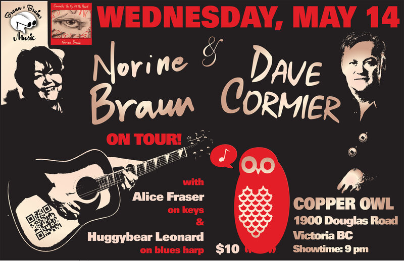 Norine Braun, Dave Cormier @ Copper Owl May 14 2014 - May 6th @ Copper Owl