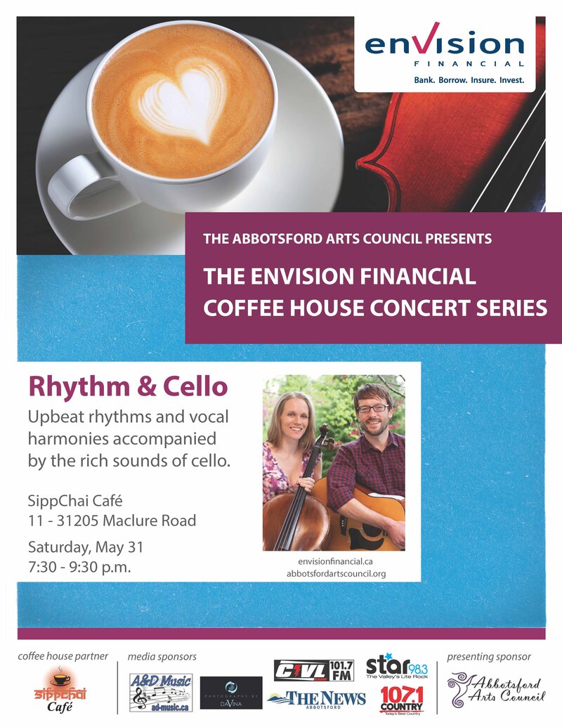 Envision Concert Series: Rhythm and Cello @ SippChai Cafe - May 31, 2014
