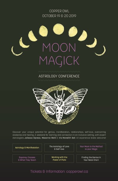 Moon Magick Astrology Conference @ Copper Owl Oct 20 2019 - Jun 4th @ Copper Owl