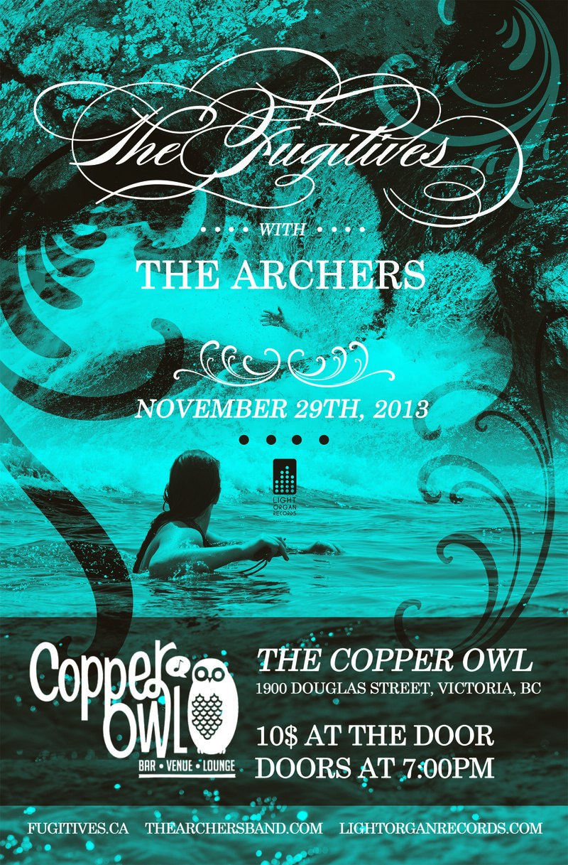 The Fugitives, The Archers @ Copper Owl Nov 29 2013 - May 16th @ Copper Owl