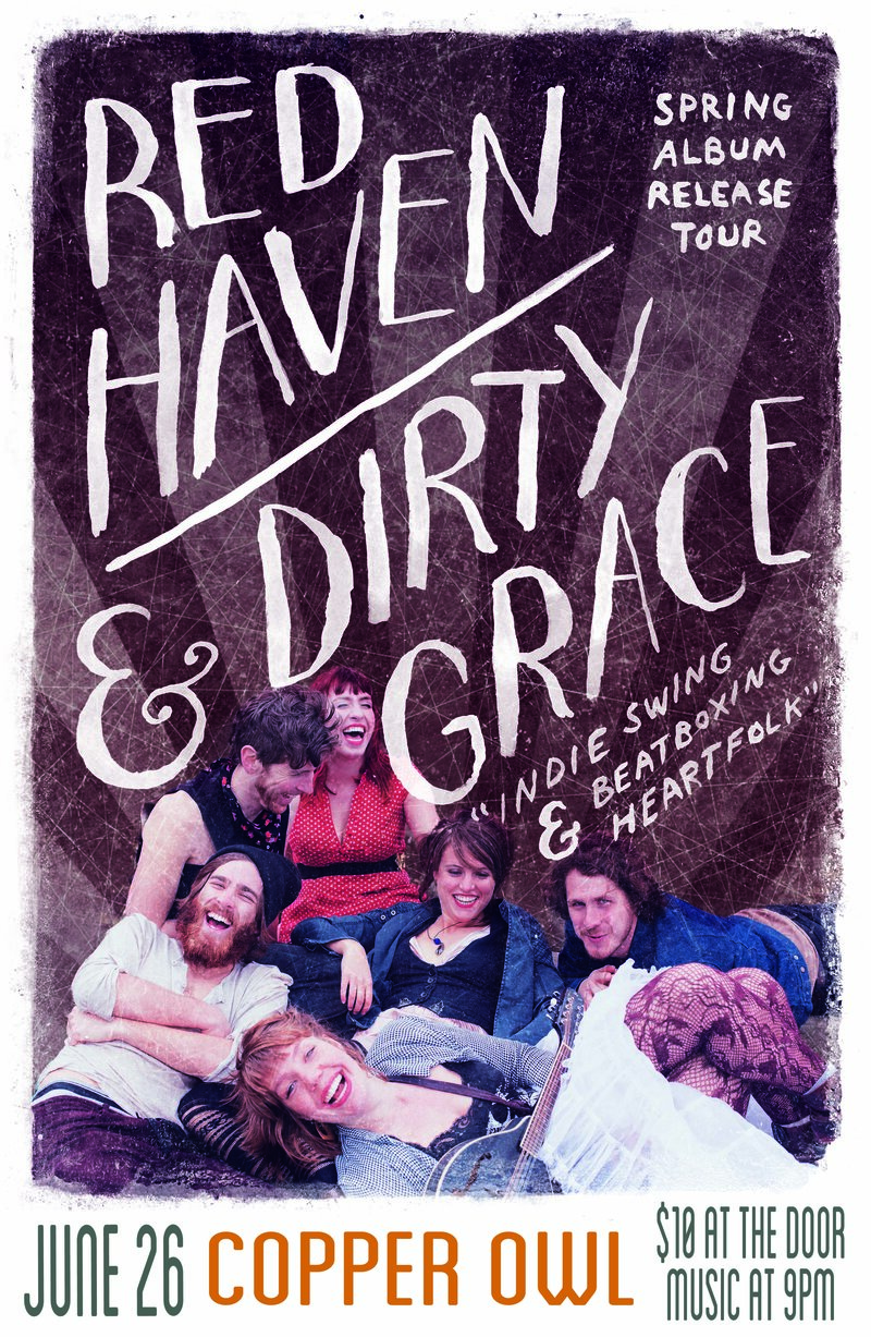 Dirty Grace, Red Haven @ Copper Owl Jun 26 2015 - May 5th @ Copper Owl