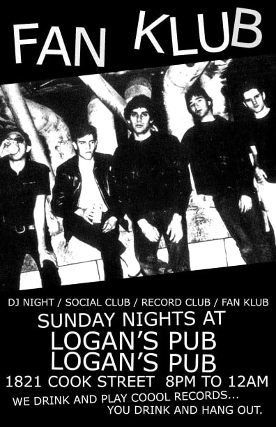 FAN KLUB DJ NIGHT - thanksgiving edition: FANKLUB DJ'S @ Logan's Pub Oct 13 2019 - Jun 6th @ Logan's Pub