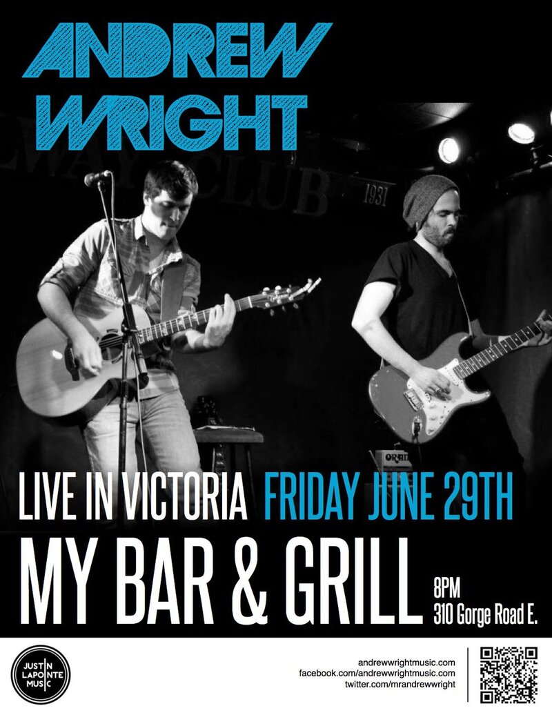 The Andrew Wright Band @ My Bar and Grill Jun 29 2012 - Jun 7th @ My Bar and Grill