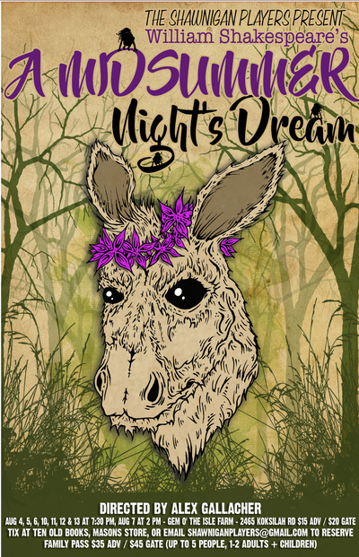 A Midsummer Night's Dream @ The Gem 'O the Isle Sculpture Garden Aug 11 2016 - May 6th @ The Gem 'O the Isle Sculpture Garden
