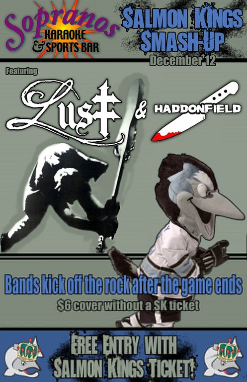It's another Salmon Kings game after-party!: lust - Victoria, Haddonfield @ Soprano's Dec 12 2008 - May 6th @ Soprano's