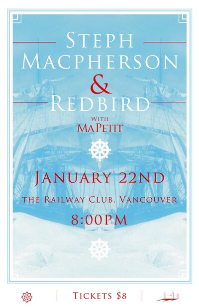 Redbird, Steph Macpherson, Ma Petite @ Railway Club Jan 22 2012 - May 8th @ Railway Club