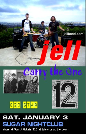 Jell, Carry the one, 12 Steps, EGO STAR @ Capital Ballroom Jan 3 2009 - May 7th @ Capital Ballroom