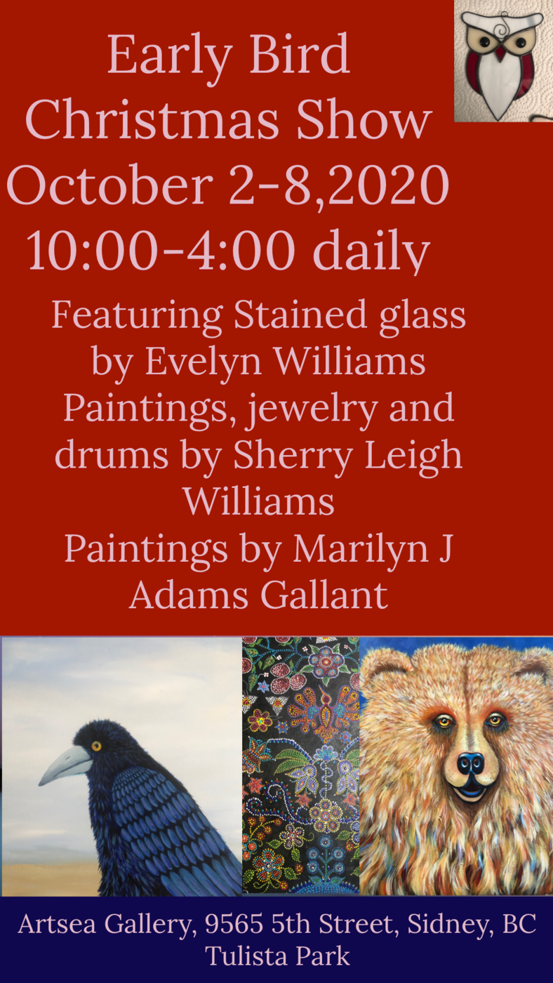 Sherry Leigh Williams, Evelyn Williams, Marilyn J Adams Gallant @ ArtSea Gallery Oct 5 2020 - Jun 19th @ ArtSea Gallery