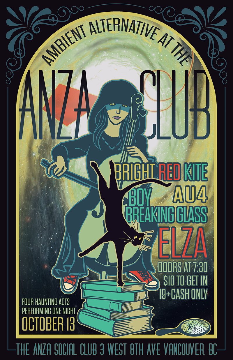 Ambient Alternative ft: Elza, Boy Breaking Glass, Au4, Bright Red Kite @ The Anza Club Oct 13 2017 - May 13th @ The Anza Club