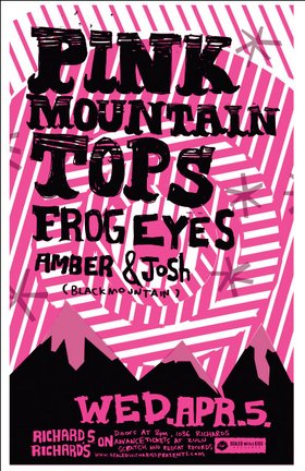 Pink Mountaintops, Frog Eyes, Amber & Josh, DJ Sipreano @ Richard's On Richards - Apr 05, 2006