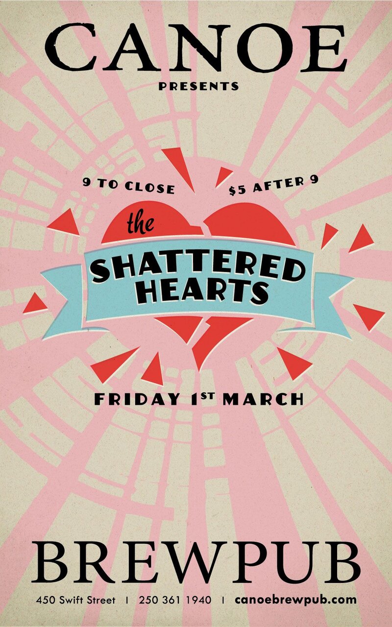 The Shattered Hearts @ Canoe Brewpub - Mar 01, 2013