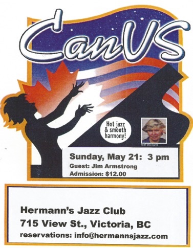 CanUS Jazz , Jim Armstrong @ Hermann's Jazz Club May 21 2017 - May 6th @ Hermann's Jazz Club