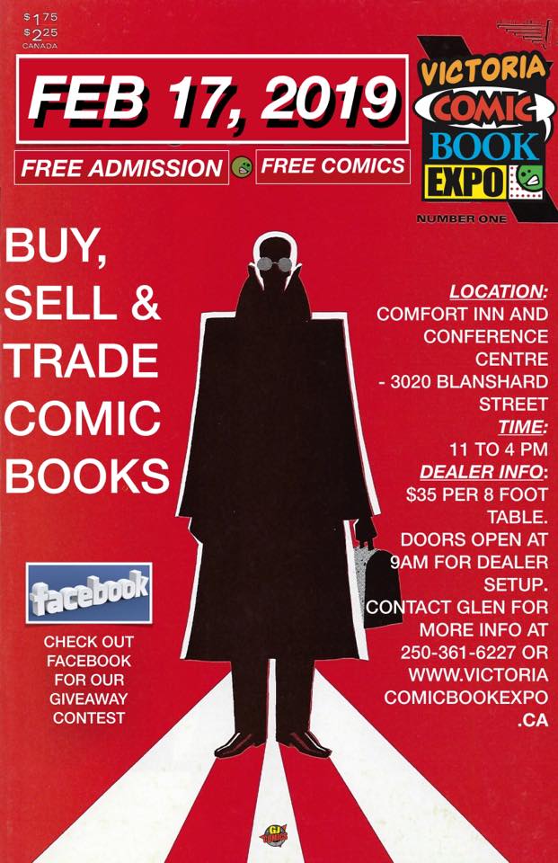 Victoria Comic Book Expo @ Comfort Inn and Conference Center Feb 17 2019 - Jun 9th @ Comfort Inn and Conference Center