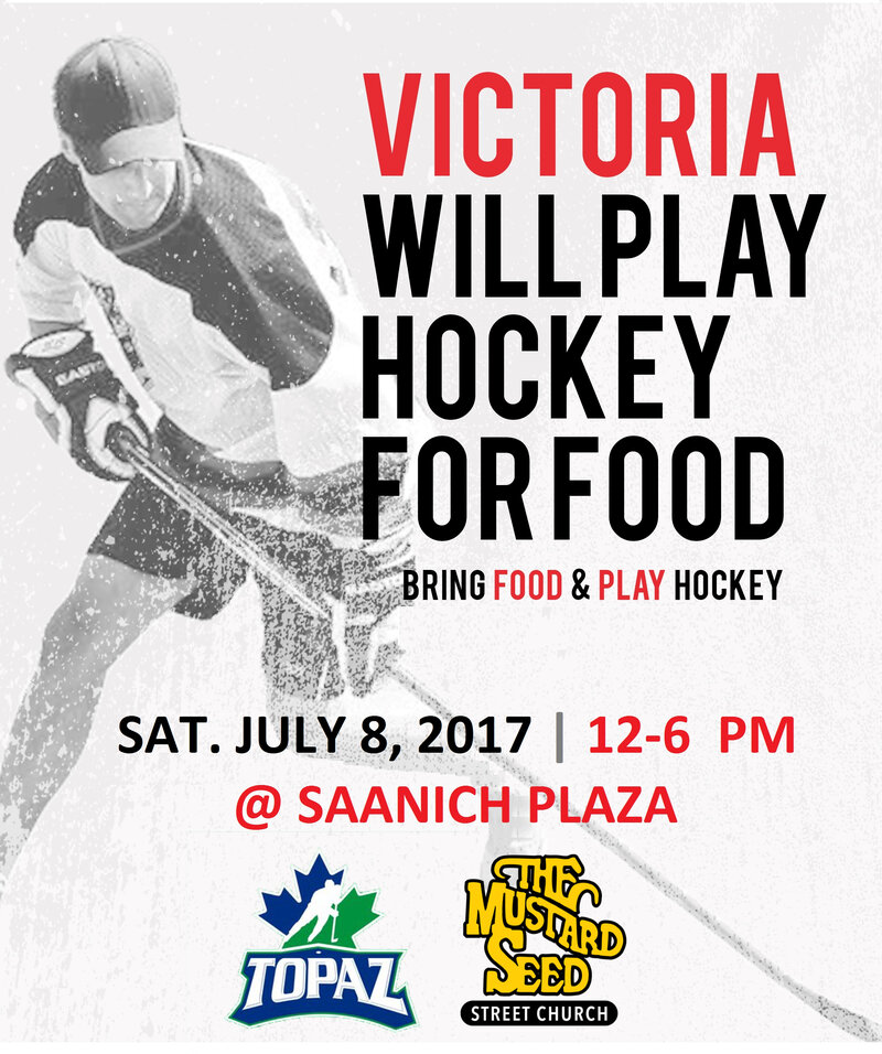 Hockey for Food: DJ Vuksan plays at Hockey for Food 2017   @ Saanich Plaza, Save On Foods parking lot, 3510 Blanshard Jul 8 2017 - Jun 5th @ Saanich Plaza, Save On Foods parking lot, 3510 Blanshard