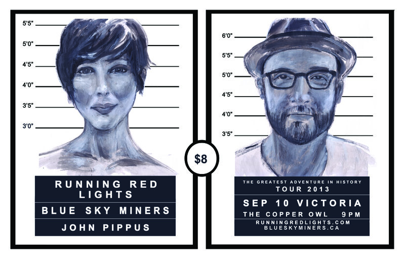 John Pippus, Running Red Lights, The Blue Sky Miners @ Copper Owl Sep 10 2013 - May 22nd @ Copper Owl