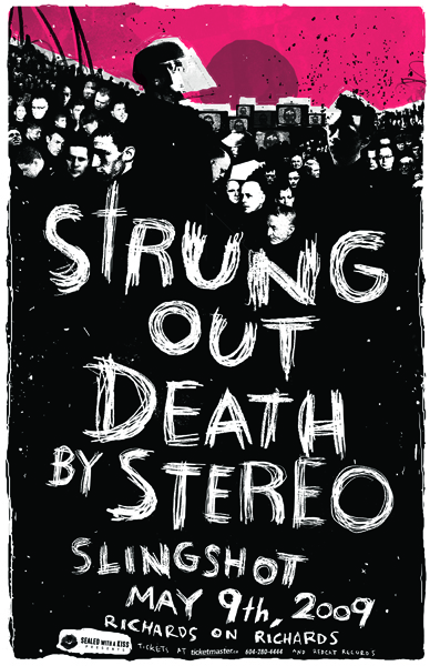 Strung Out / Death By Stereo, Strung Out, Death By Stereo, sling shot  @ Richard's On Richards May 9 2009 - May 9th @ Richard's On Richards