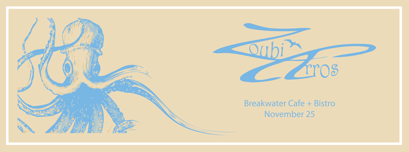 Zoubi by the sea: Zoubi Arros @ Breakwater Cafe + Bistro Nov 25 2015 - May 6th @ Breakwater Cafe + Bistro