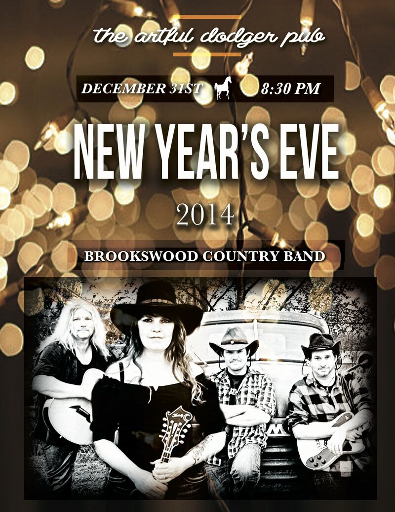 Brookswood Country Band @ The Artful Dodger Neighbourhood Pub - Dec 31, 2013