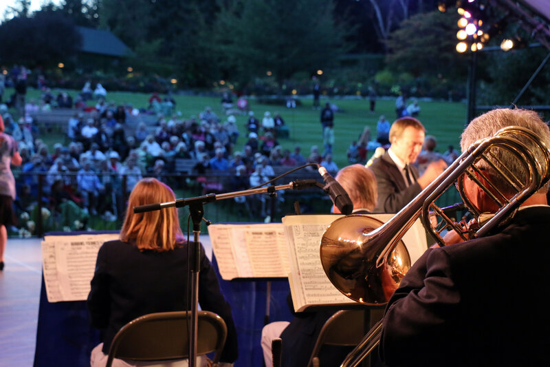 Commodores Big Band, Kim Greenwood @ Butchart Gardens Jul 25 2017 - May 1st @ Butchart Gardens