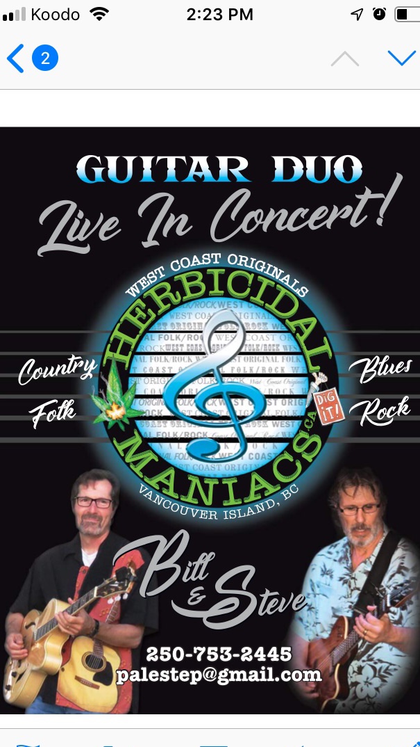 Country and Blues Night!: The Herbicidal Maniacs! @ Charles Dickens Pub Oct 12 2019 - May 7th @ Charles Dickens Pub