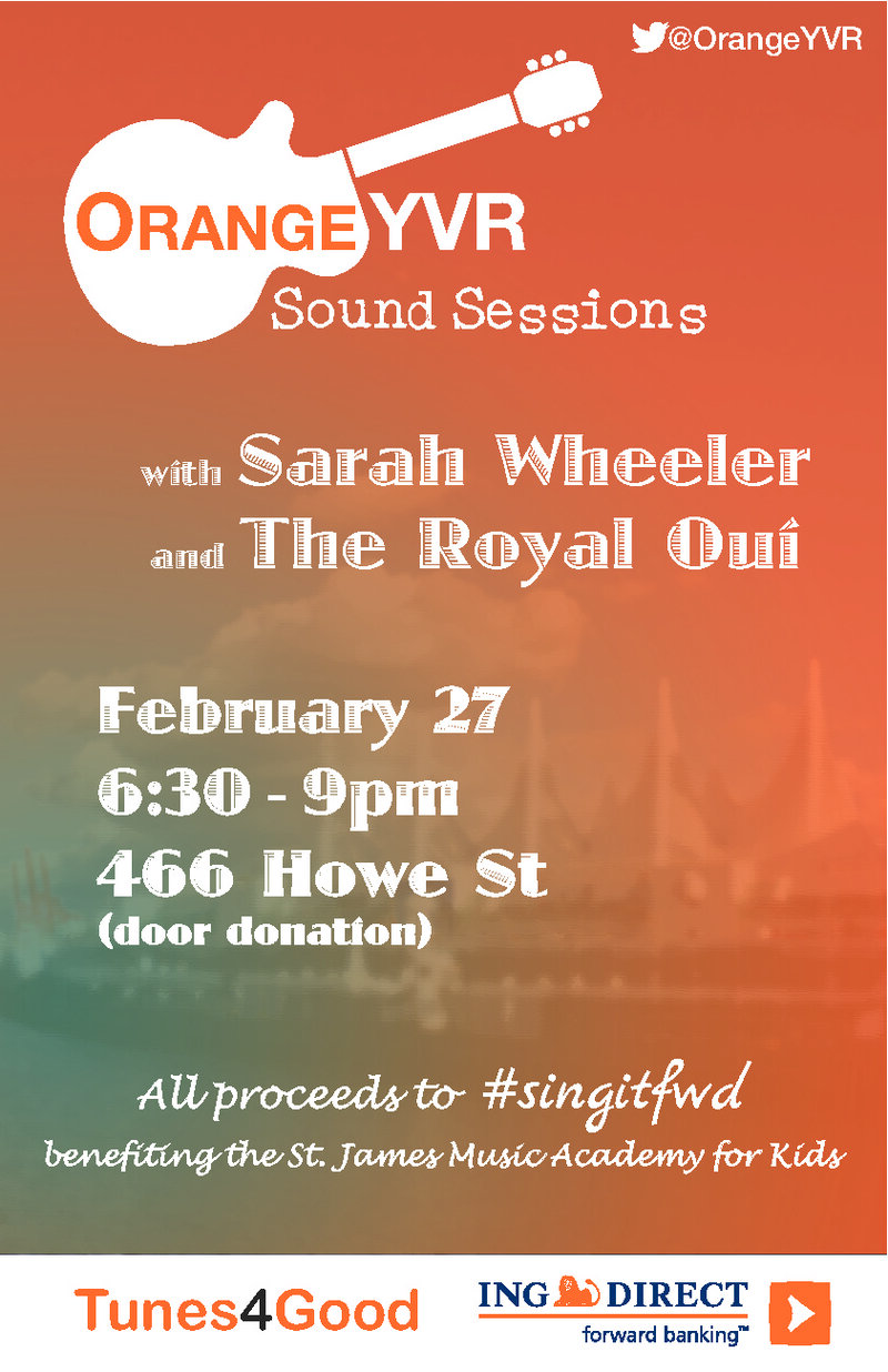 The Royal Oui, Sarah Wheeler @ ING Direct 466 Howe St Feb 27 2014 - May 6th @ ING Direct 466 Howe St