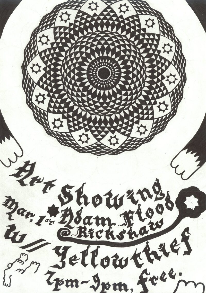 Adam Flood , yellowthief @ Rickshaw Theatre Mar 1 2012 - May 9th @ Rickshaw Theatre