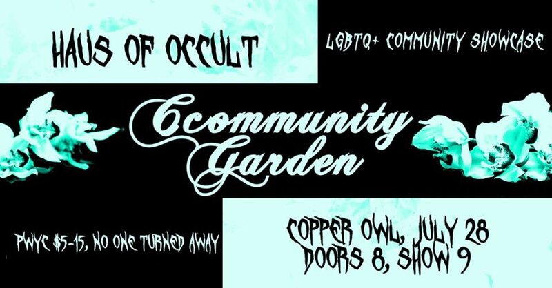 Ccommunity Garden VI @ Copper Owl Jul 28 2019 - Jun 7th @ Copper Owl
