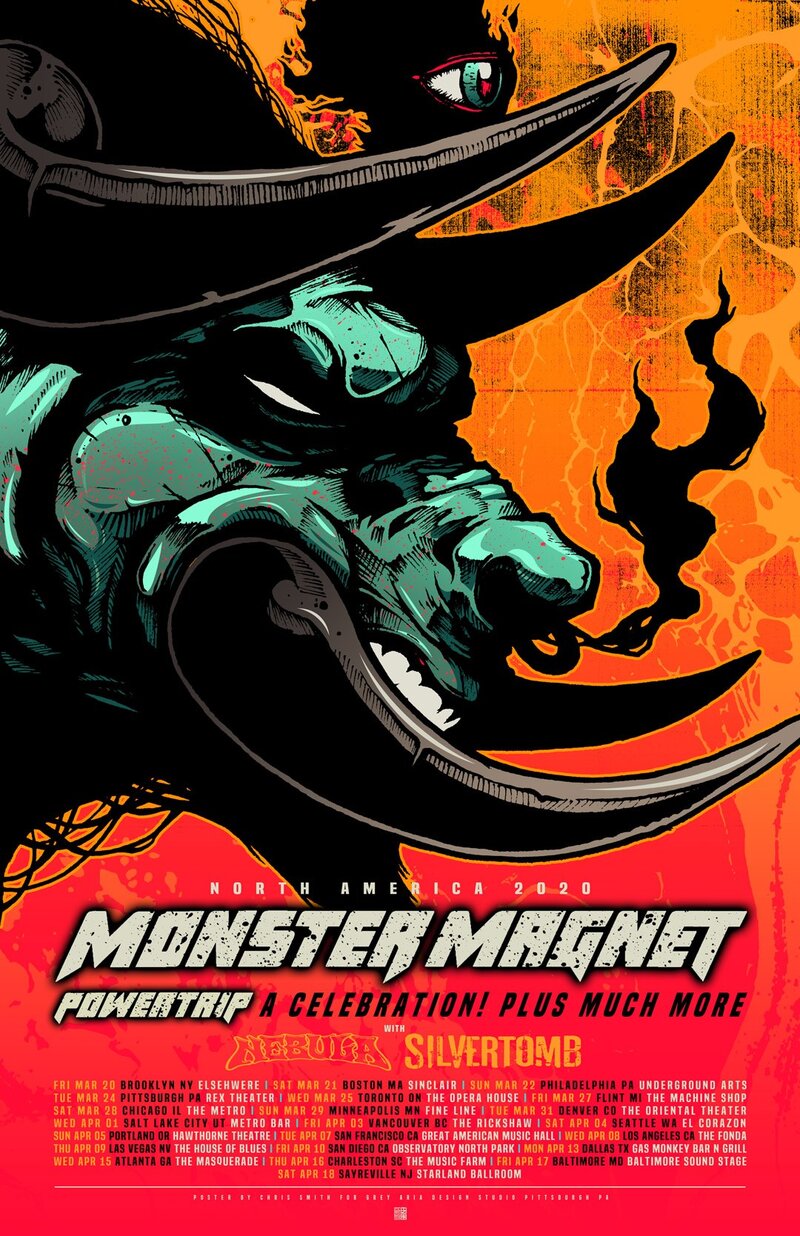 Monster Magnet, Nebula, Silvertomb @ Rickshaw Theatre Apr 3 2020 - May 5th @ Rickshaw Theatre